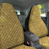 Gold Fish Scales Print Car Seat Covers-grizzshop