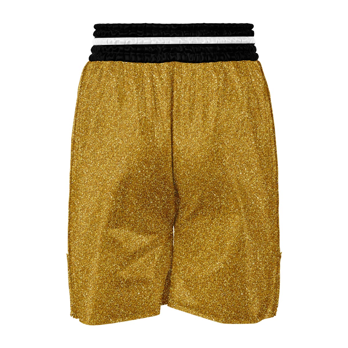 Gold Glitter Boxing Shorts-grizzshop