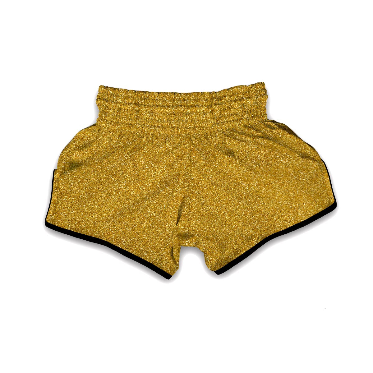 Gold Glitter Muay Thai Boxing Shorts-grizzshop