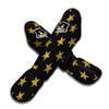 Gold Glitter Star Pattern Print Muay Thai Shin Guards-grizzshop