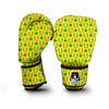 Gold Horseshoe Yellow Print Pattern Boxing Gloves-grizzshop