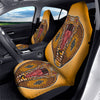 Gold King Cobra Snake Head Print Car Seat Covers-grizzshop