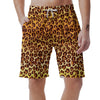 Gold Leopard Men's Shorts-grizzshop