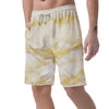 Gold Marble Men's Shorts-grizzshop