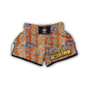 Gold Paisley Muay Thai Boxing Shorts-grizzshop