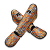 Gold Paisley Muay Thai Shin Guards-grizzshop