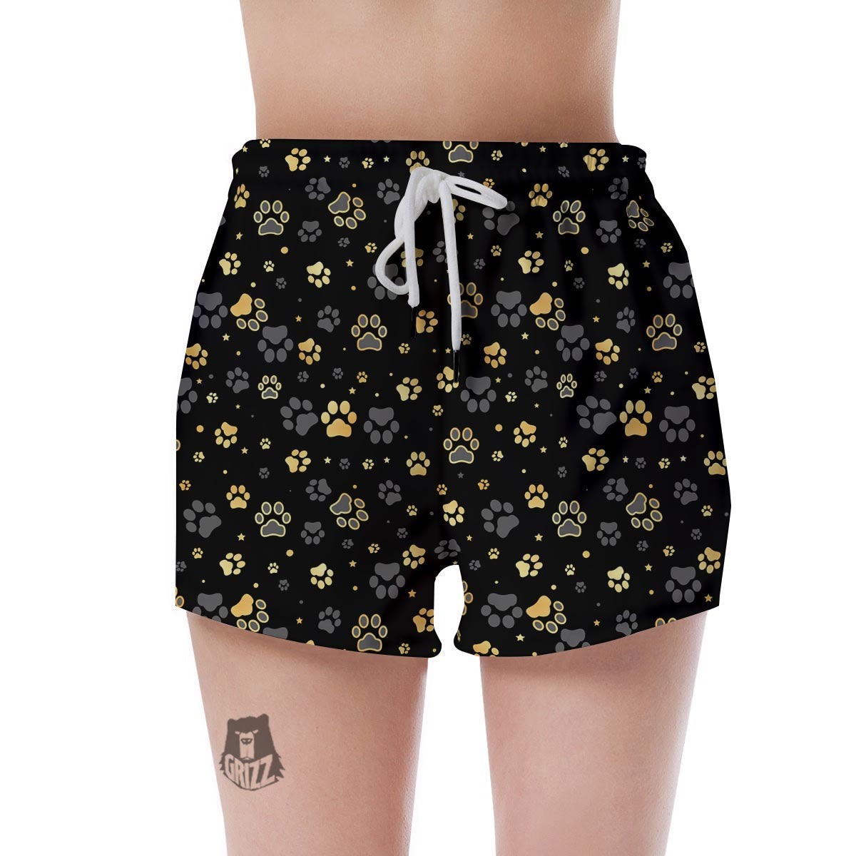 Gold Paw Women's Shorts-grizzshop
