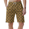 Gold Polka Dot Men's Shorts-grizzshop