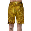 Gold Tie Dye Men's Shorts-grizzshop