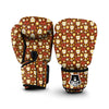 Gold Trophy Winner Cup Print Pattern Boxing Gloves-grizzshop