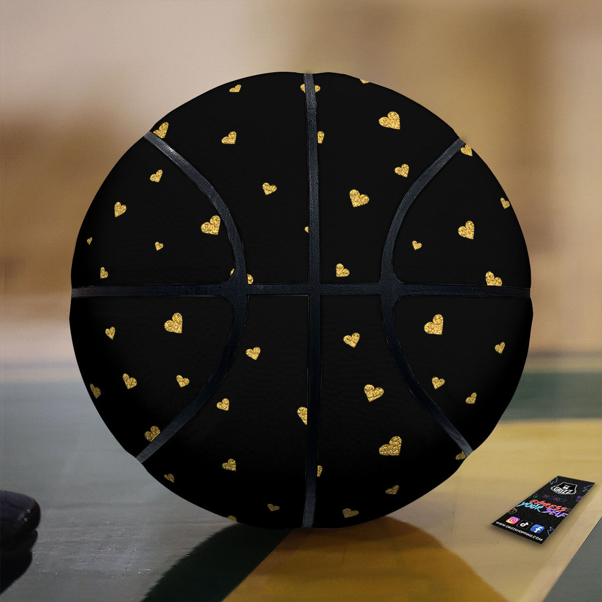 Hipster Chihuahua Print Pattern Basketball