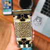 Golden Baroque And Leopard Print Tumbler-grizzshop