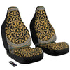 Golden Baroque Leopard Skin Print Car Seat Covers-grizzshop