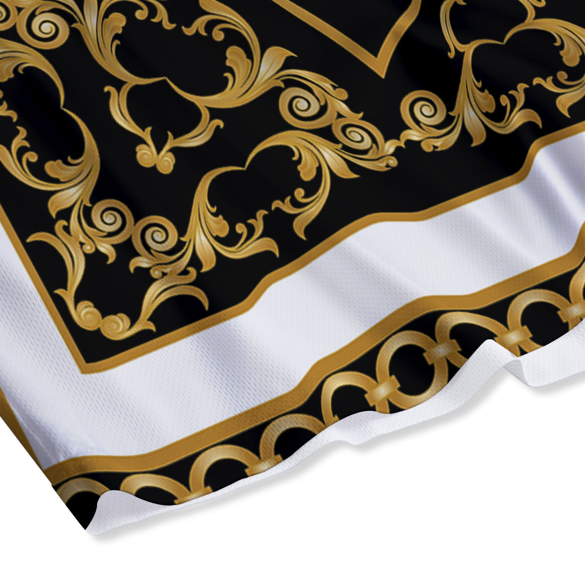 Knot Cross Gold Celtic Print Mesh Shorts