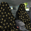 Golden Horoscope Zodiac Signs Print Pattern Car Seat Covers-grizzshop