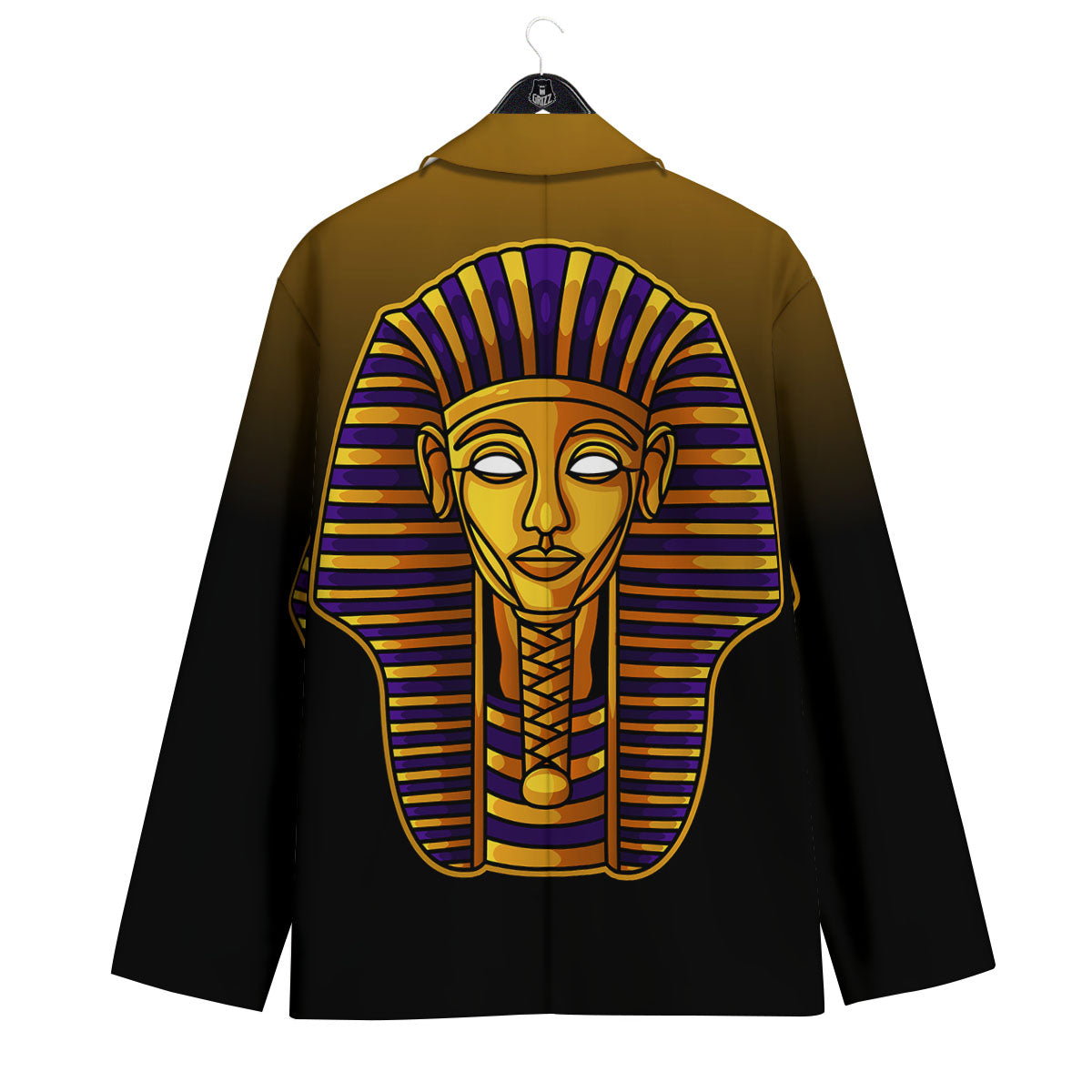 Golden Pharaoh Egyptian Print Men's Sport Coat-grizzshop