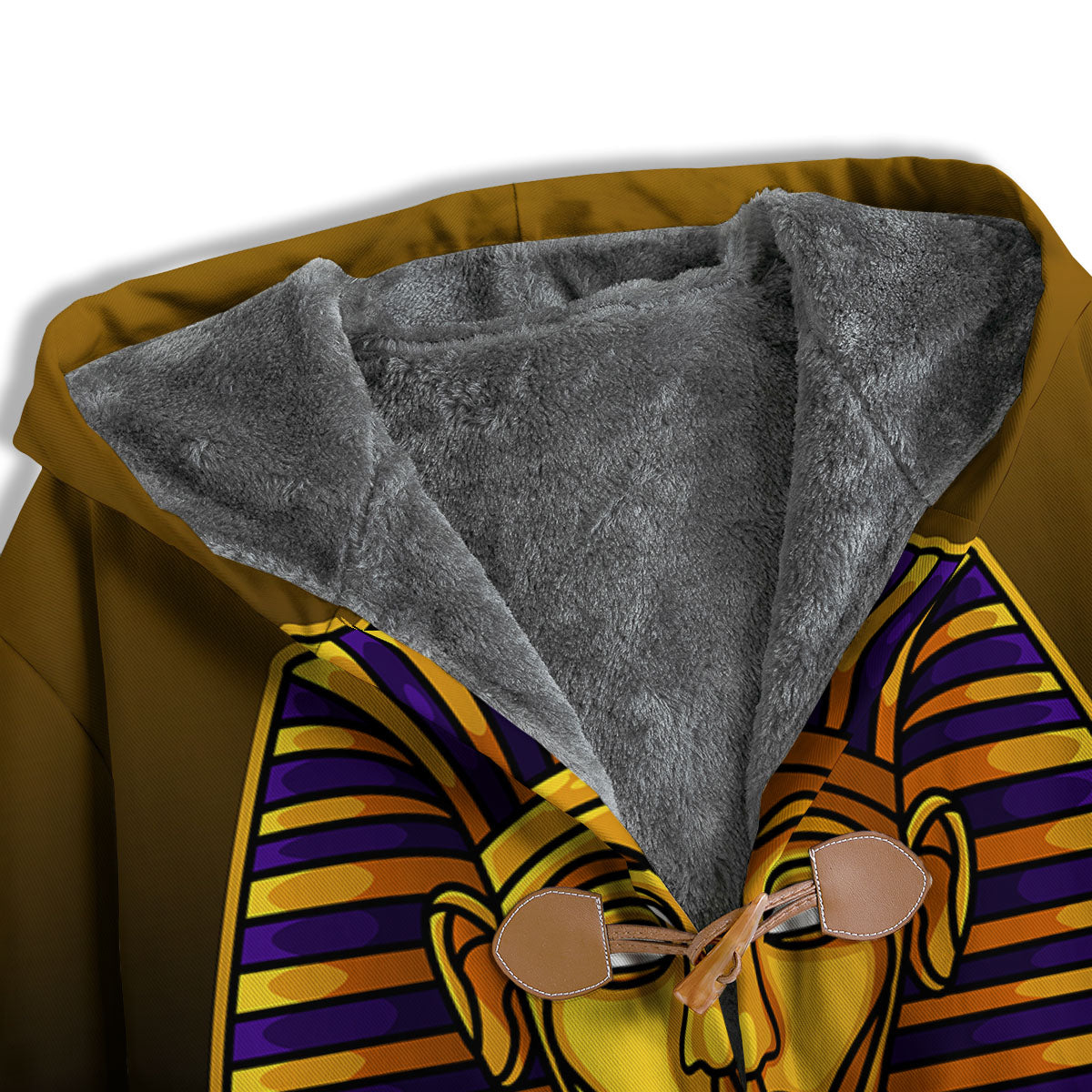 Golden Pharaoh Egyptian Print Men's Windbreaker Jacket-grizzshop