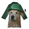 Golden Retriever Patrick's Day Print Bathrobe-grizzshop