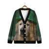 Golden Retriever Patrick's Day Print Cardigan-grizzshop