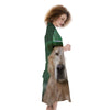 Golden Retriever Patrick's Day Print Kimono-grizzshop