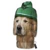 Golden Retriever Patrick's Day Print Long Down Jacket-grizzshop