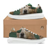 Golden Retriever Patrick's Day Print Platform Shoes-grizzshop