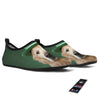 Golden Retriever Patrick's Day Print Water Shoes-grizzshop