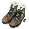 Golden Retriever Patrick's Day Print Winter Boots-grizzshop