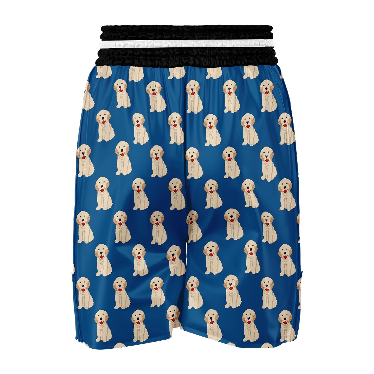 Golden Retriever Print Pattern Boxing Shorts-grizzshop