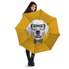 Golden Retriever With Glasses Print Umbrella-grizzshop