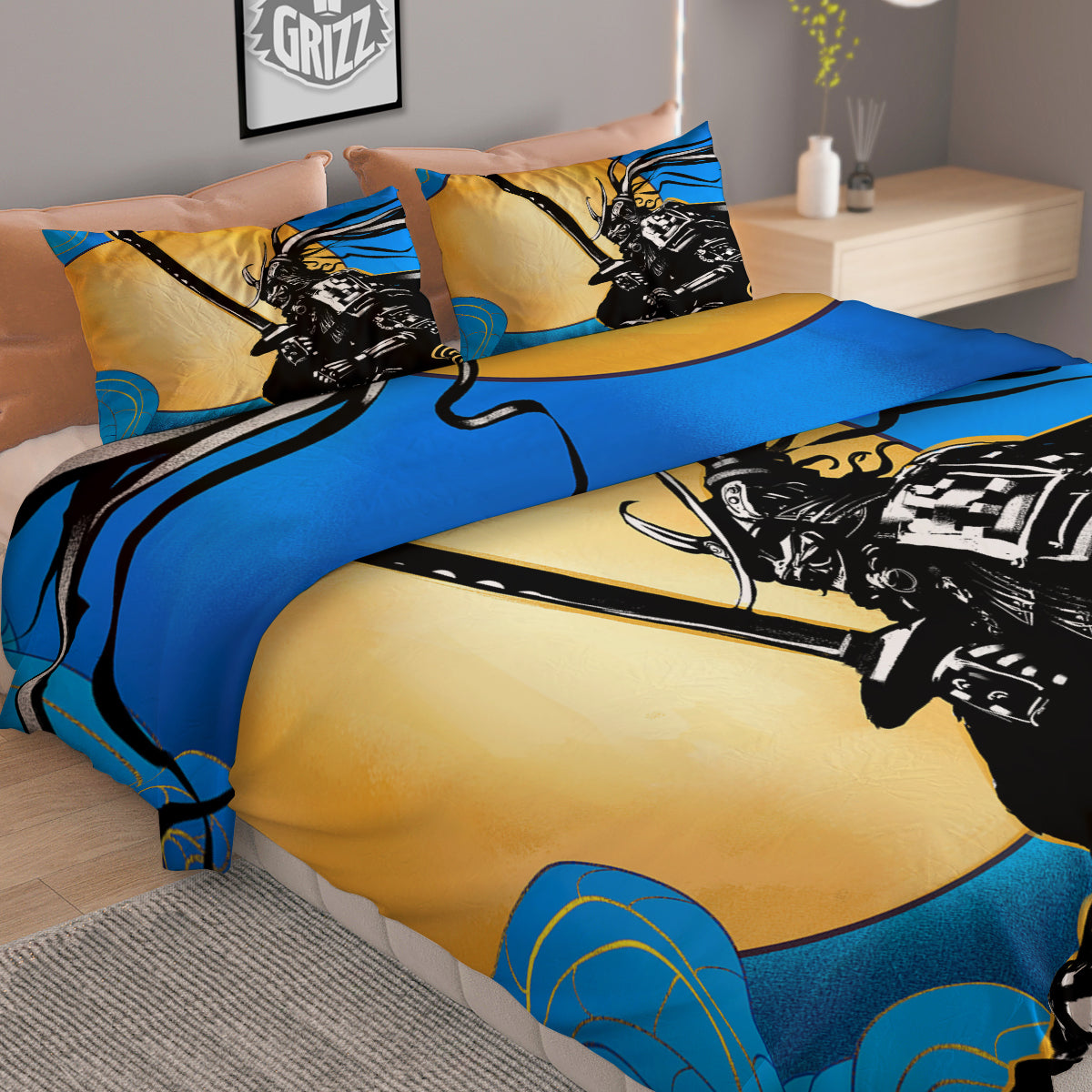 Gemini Cute Cartoon Print Pattern Duvet Cover Bedding Set