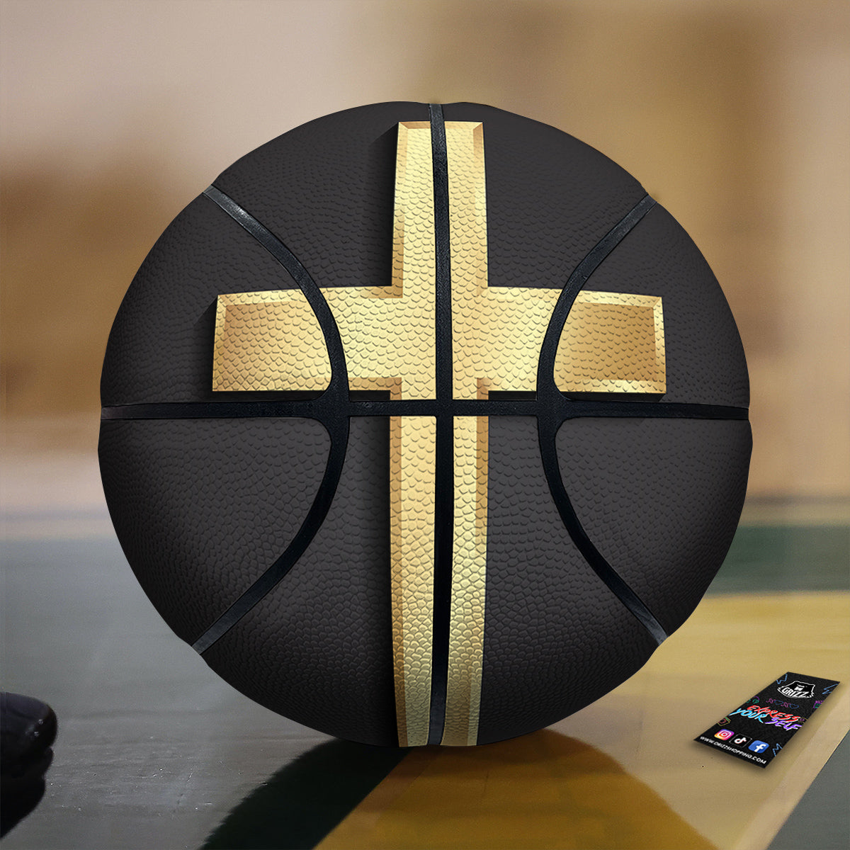 Golden Cross Classic Print Basketball