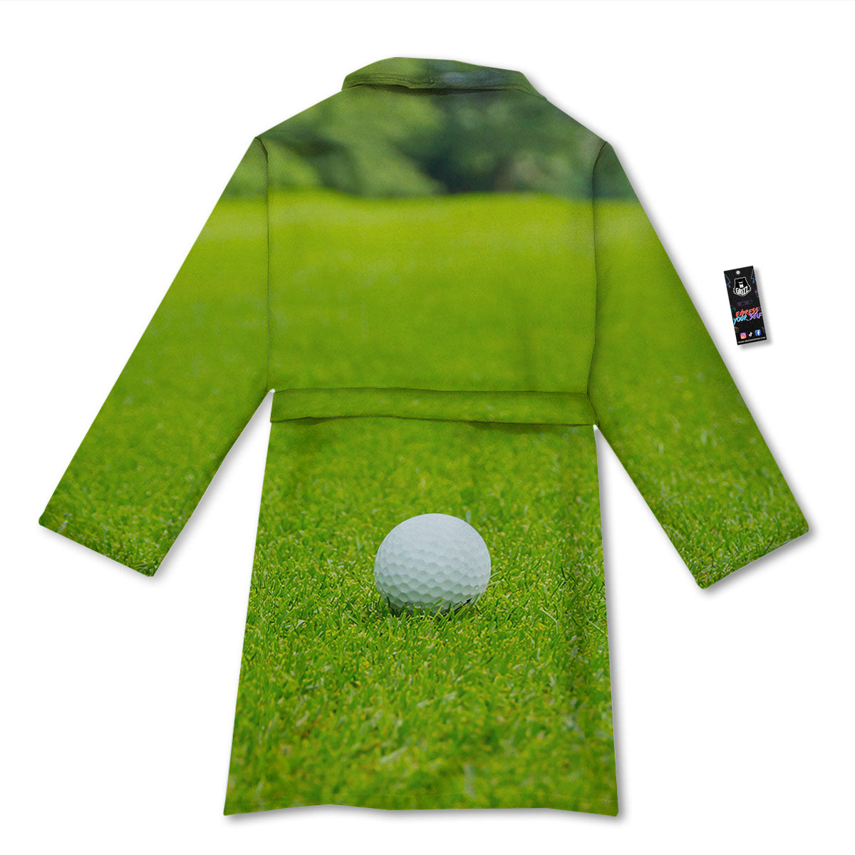 Golf Area Print Bathrobe-grizzshop