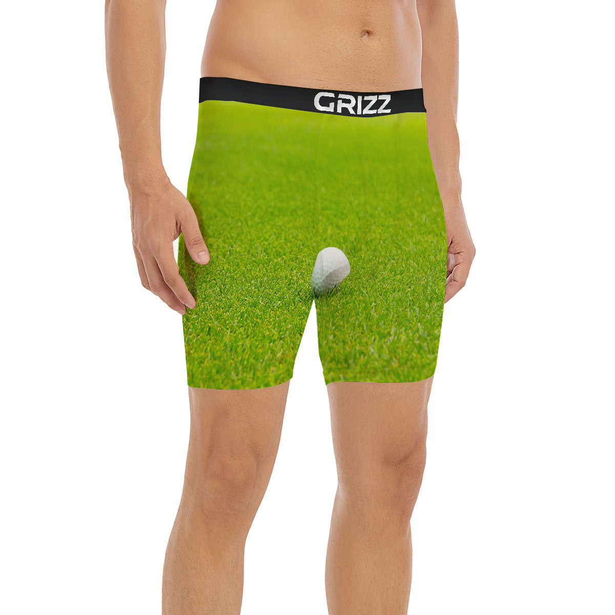 Golf Area Print Boxer Briefs-grizzshop