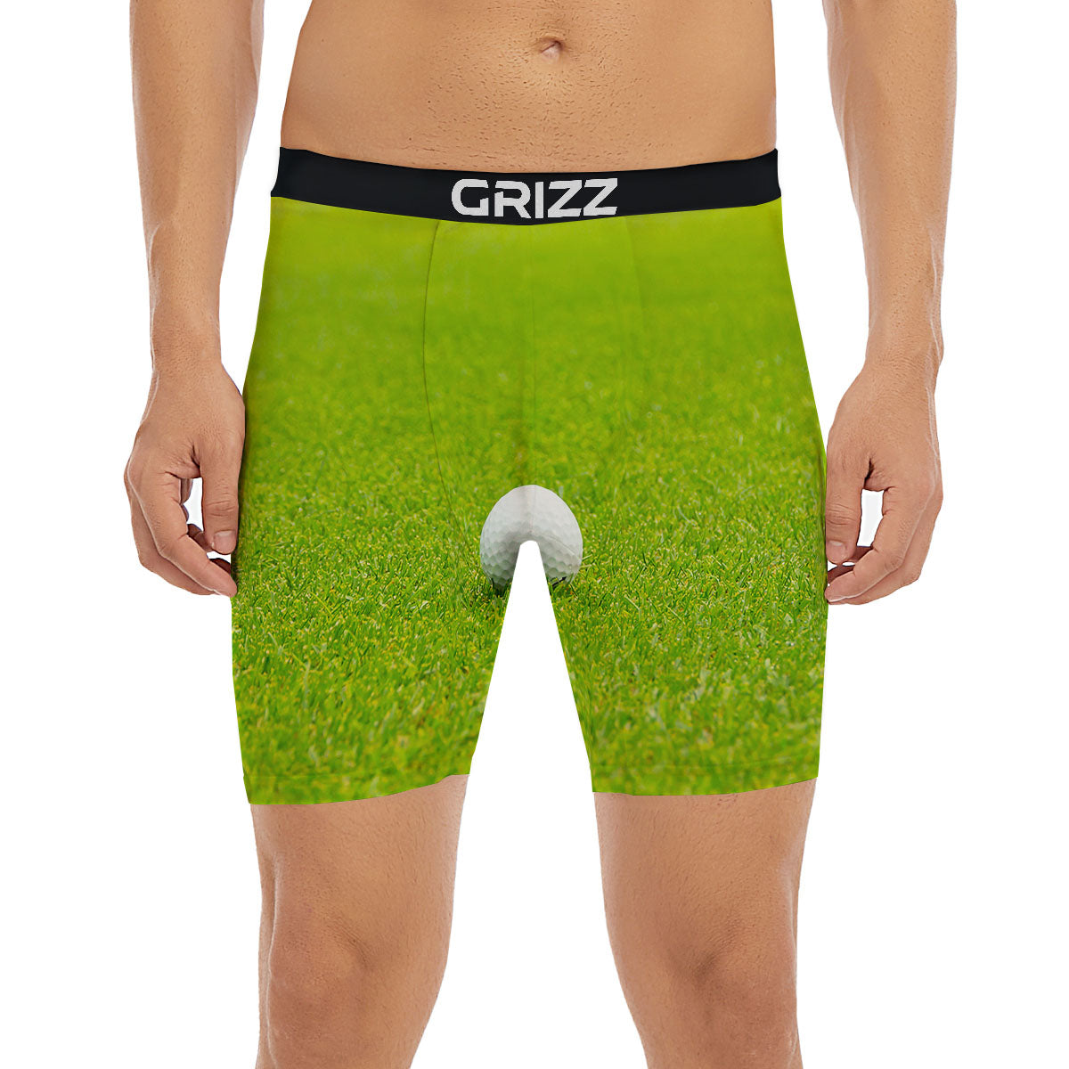 Golf Area Print Boxer Briefs-grizzshop
