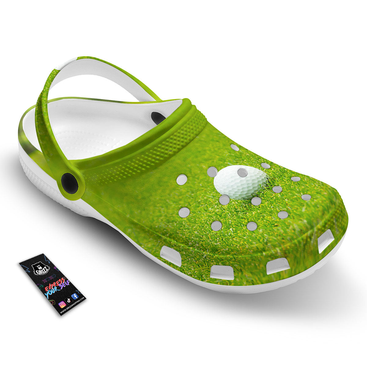 Golf Area Print Clog-grizzshop