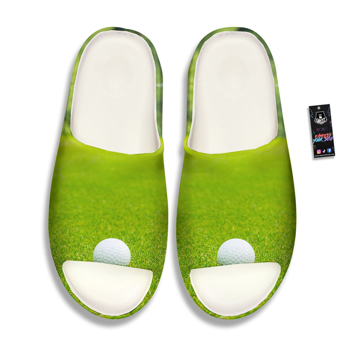 Golf Area Print Sandals-grizzshop