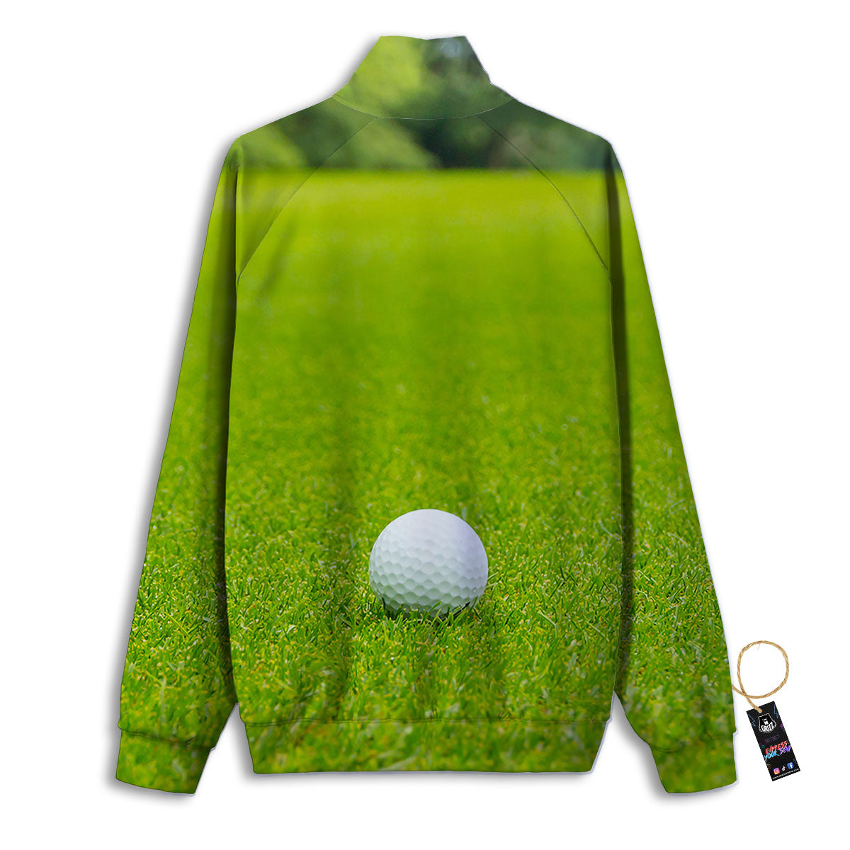 Golf Area Print Track Jacket-grizzshop