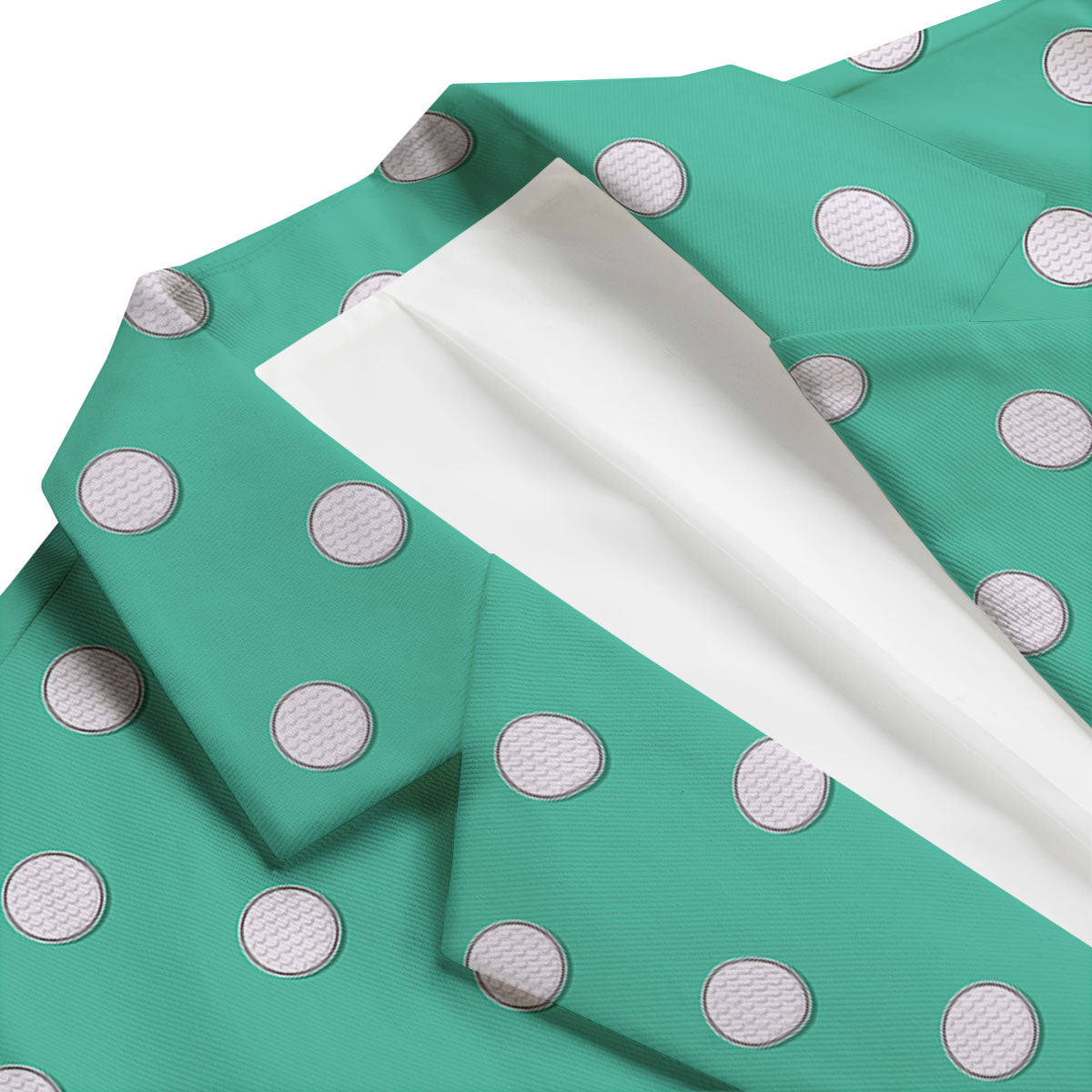 Golf Ball Print Pattern Men's Blazer-grizzshop