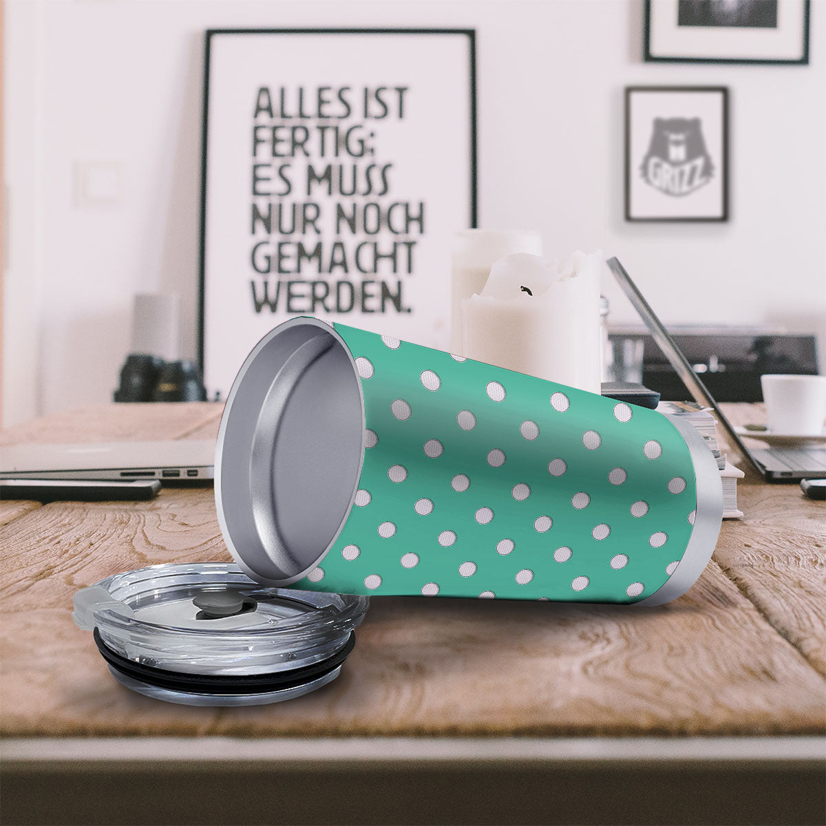 Golf Ball Print Pattern Tumbler-grizzshop