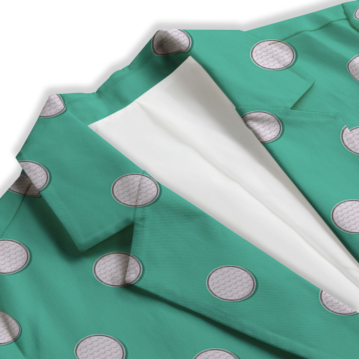Golf Ball Print Pattern Women's Blazer-grizzshop