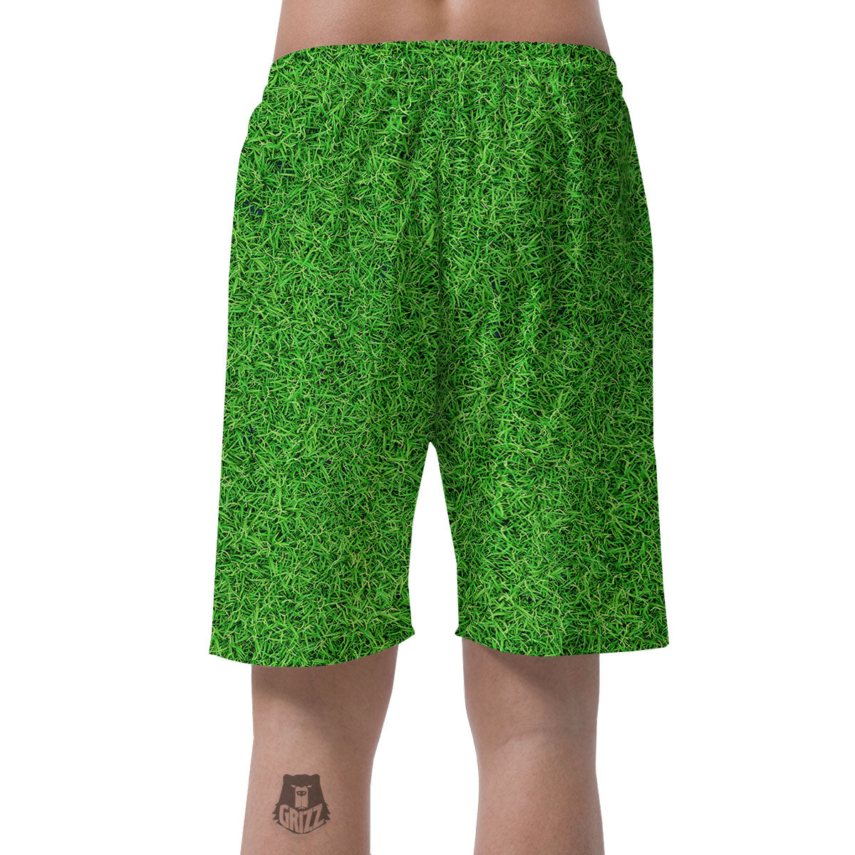Golf Grass Print Men's Shorts-grizzshop