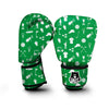 Golf Green Pattern Print Boxing Gloves-grizzshop