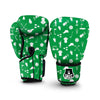 Golf Green Pattern Print Boxing Gloves-grizzshop