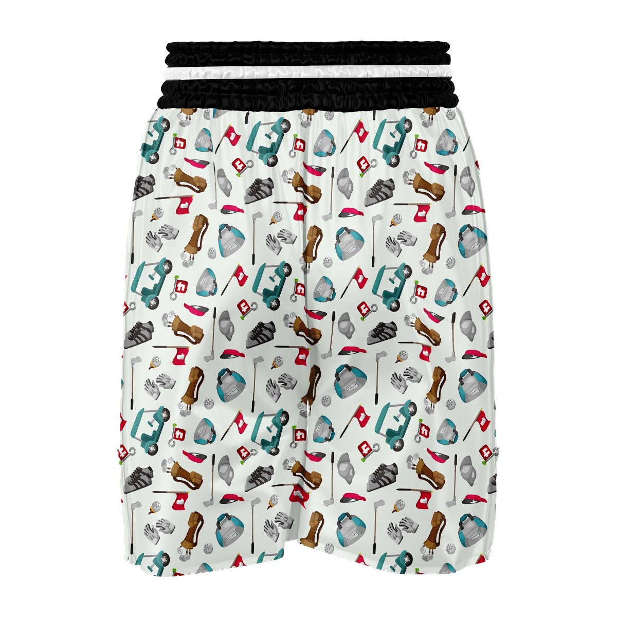 Golf Print Pattern Boxing Shorts-grizzshop