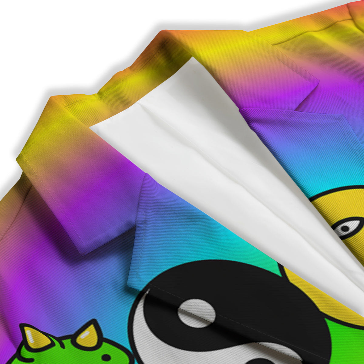 Good Vibes Only Quote Trippy Psychedelic Print Women's Blazer-grizzshop