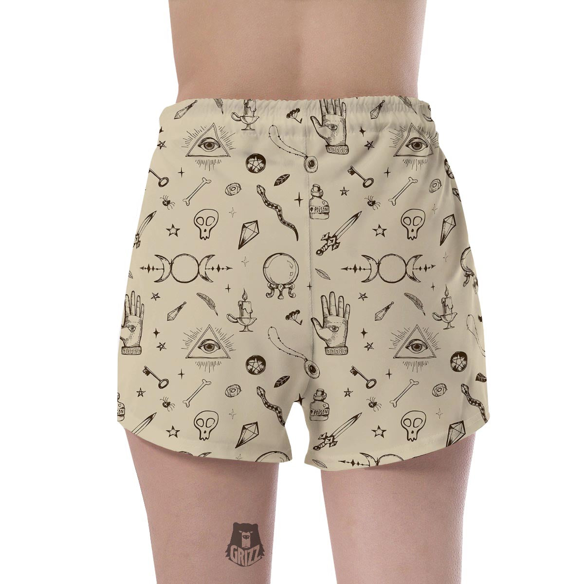 Gothic Witch Women's Shorts-grizzshop