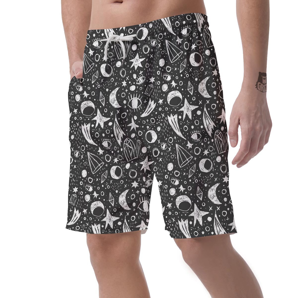 Gothic Witchcraft Men's Shorts-grizzshop