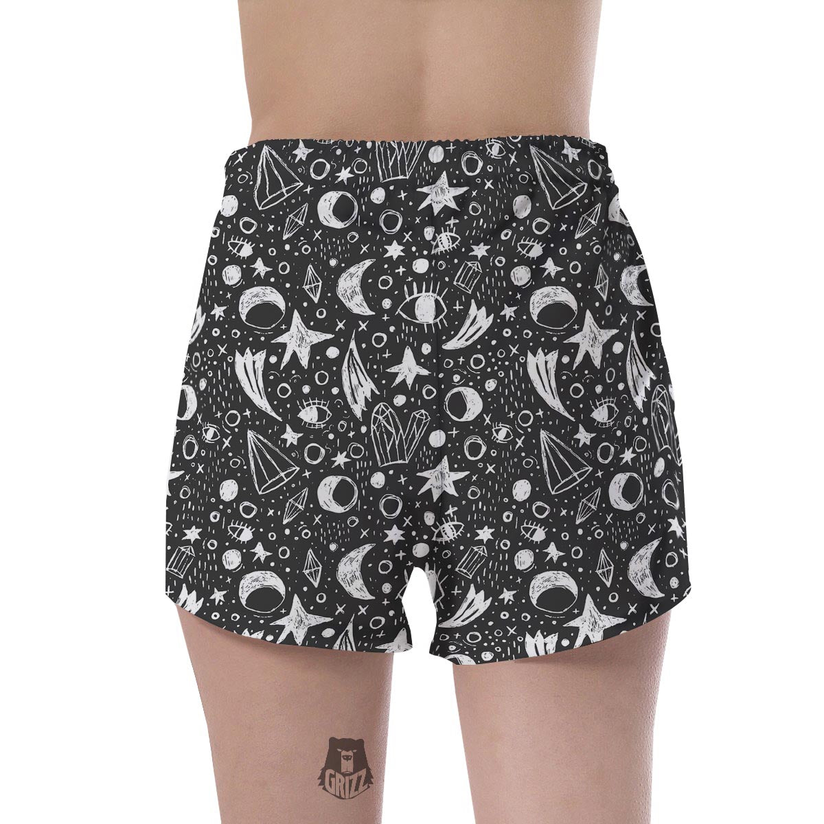 Gothic Witchcraft Women's Shorts-grizzshop