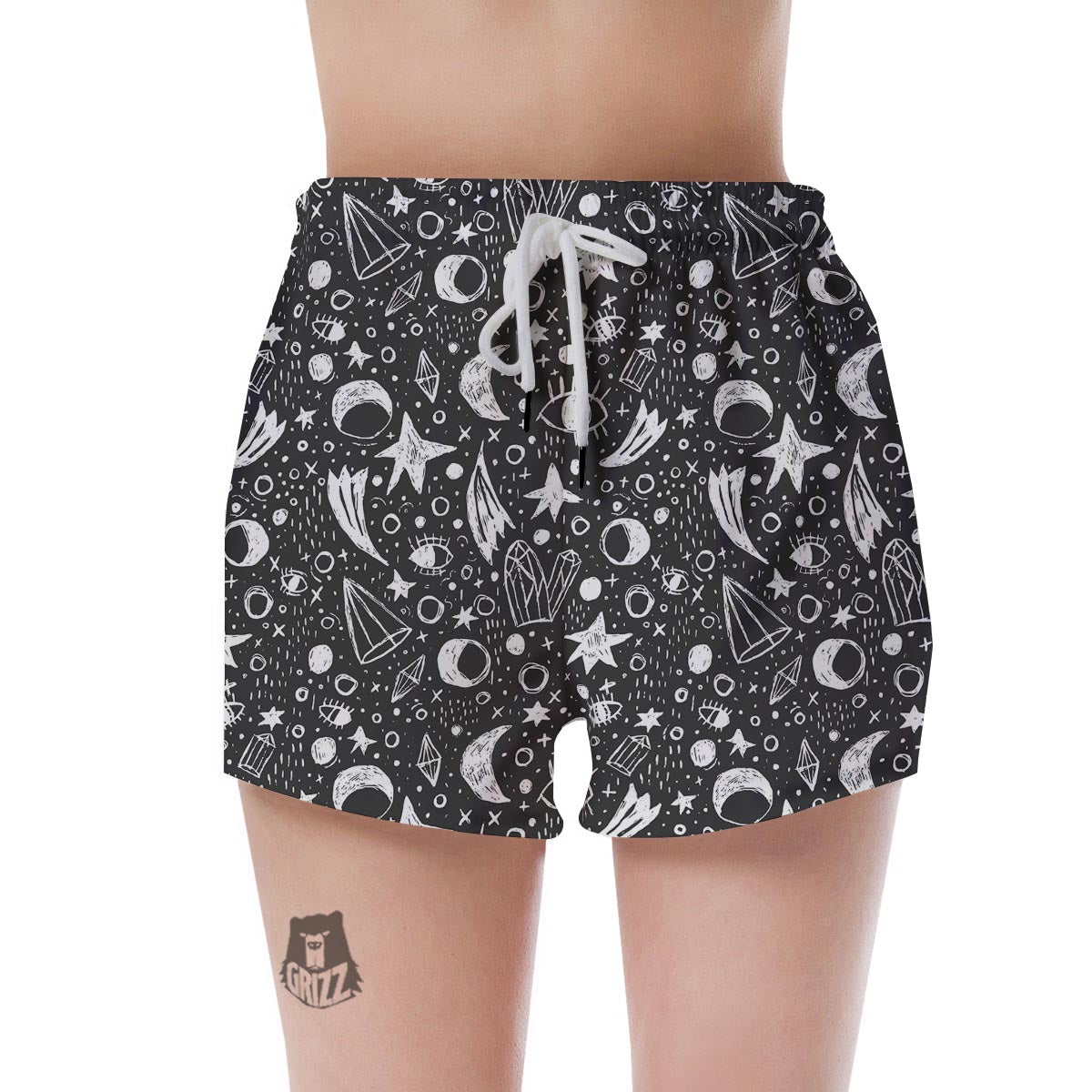 Gothic Witchcraft Women's Shorts-grizzshop